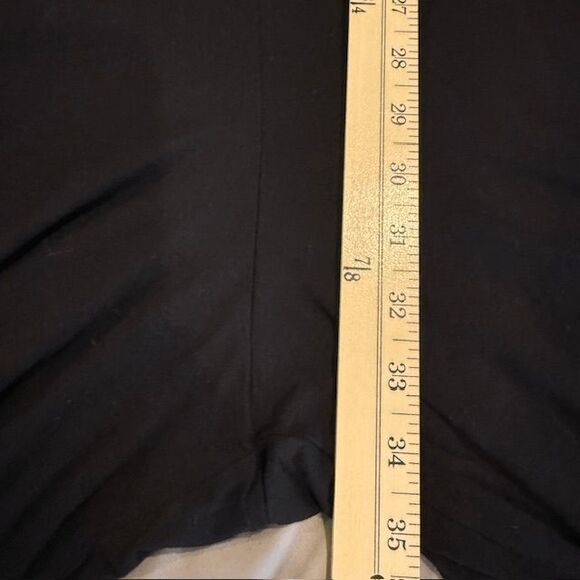 Eileen Fisher Viscose Stretch Jersey Cropped Jumpsuit Black Side Pockets Size 1X - Picture 9 of 12